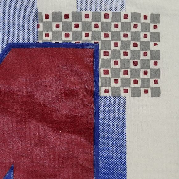 Vintage 80s Student-Of-The-Month Shirt Large 22x27 Crop USA - Picture 8 of 12